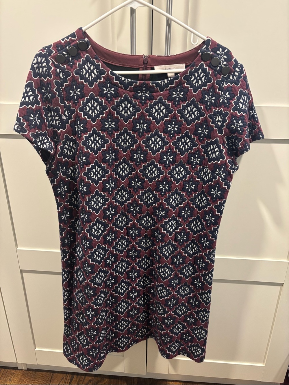 Women’s Quilted Shift Dress